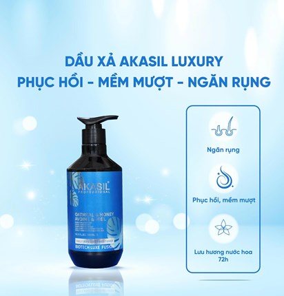 Dầu xả Akasil Luxury 500ml