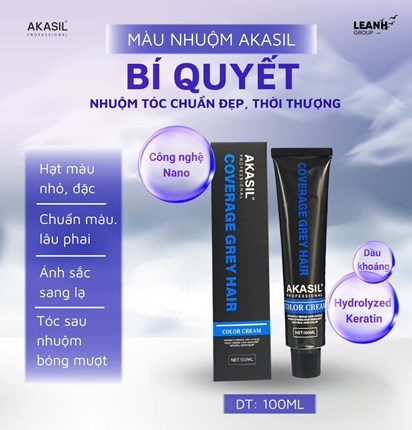 Màu nhuộm AKASIL phiên bản Biotech 100g