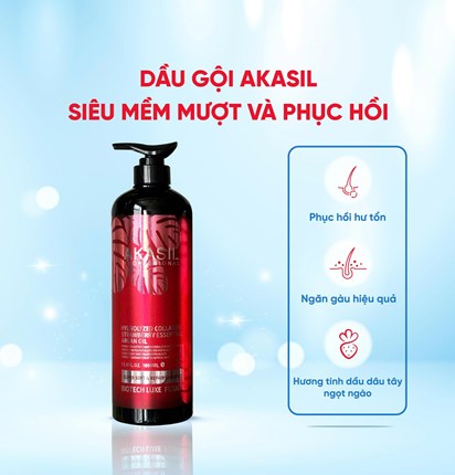 DẦU GỘI AKASIL SUPER SOFT & REPAIR 1000ML