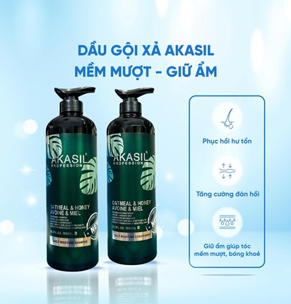 Bộ dầu gội xả Mềm mượt và dưỡng ẩm 1000ml