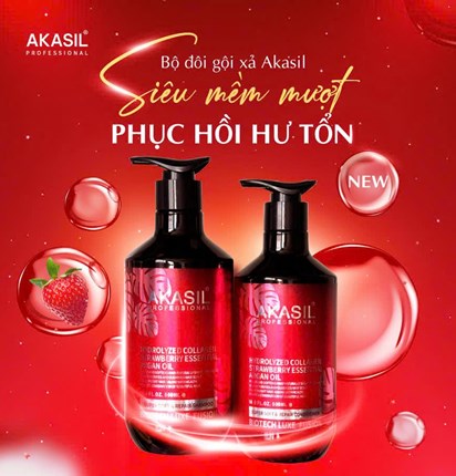 GỘI XẢ AKASIL SUPER SOFT & REPAIR 500ML