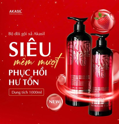 GỘI XẢ AKASIL SUPER SOFT & REPAIR 1000ML