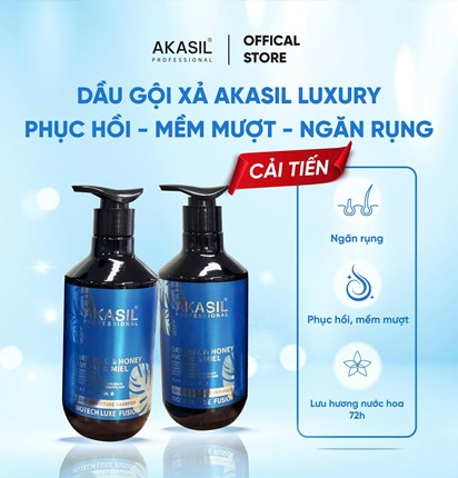 Dầu gội xả Akasil Luxury 500ml