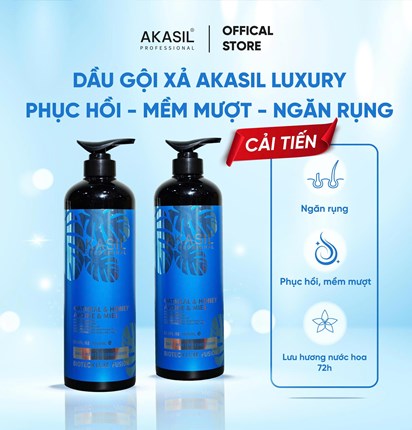 Dầu gội xả Akasil Luxury 1000ml