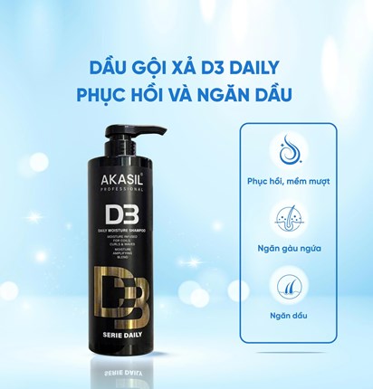 DẦU GỘI AKASIL D3 DAILY 800ML